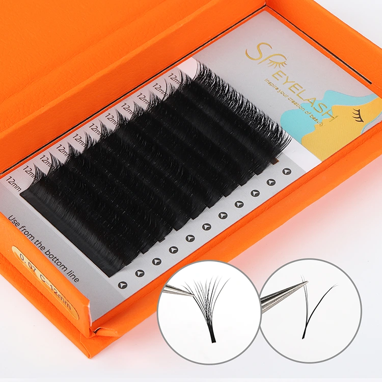 V आकार खंड eyelash